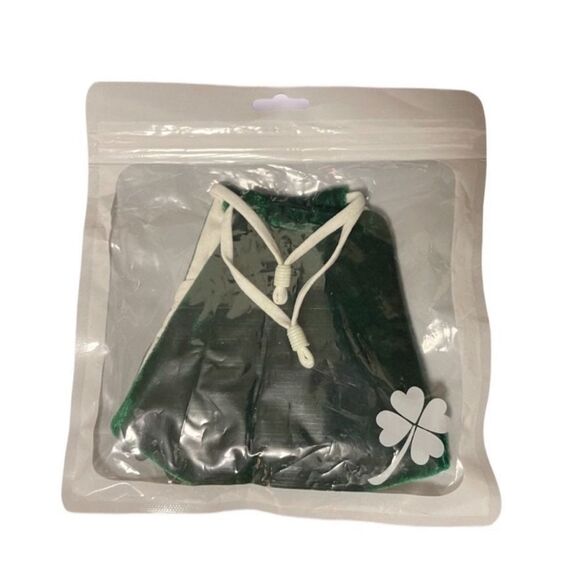 NEW Green Velvet Face Mask Cloth Lined Dressy Formal Holiday Event - Picture 5 of 5